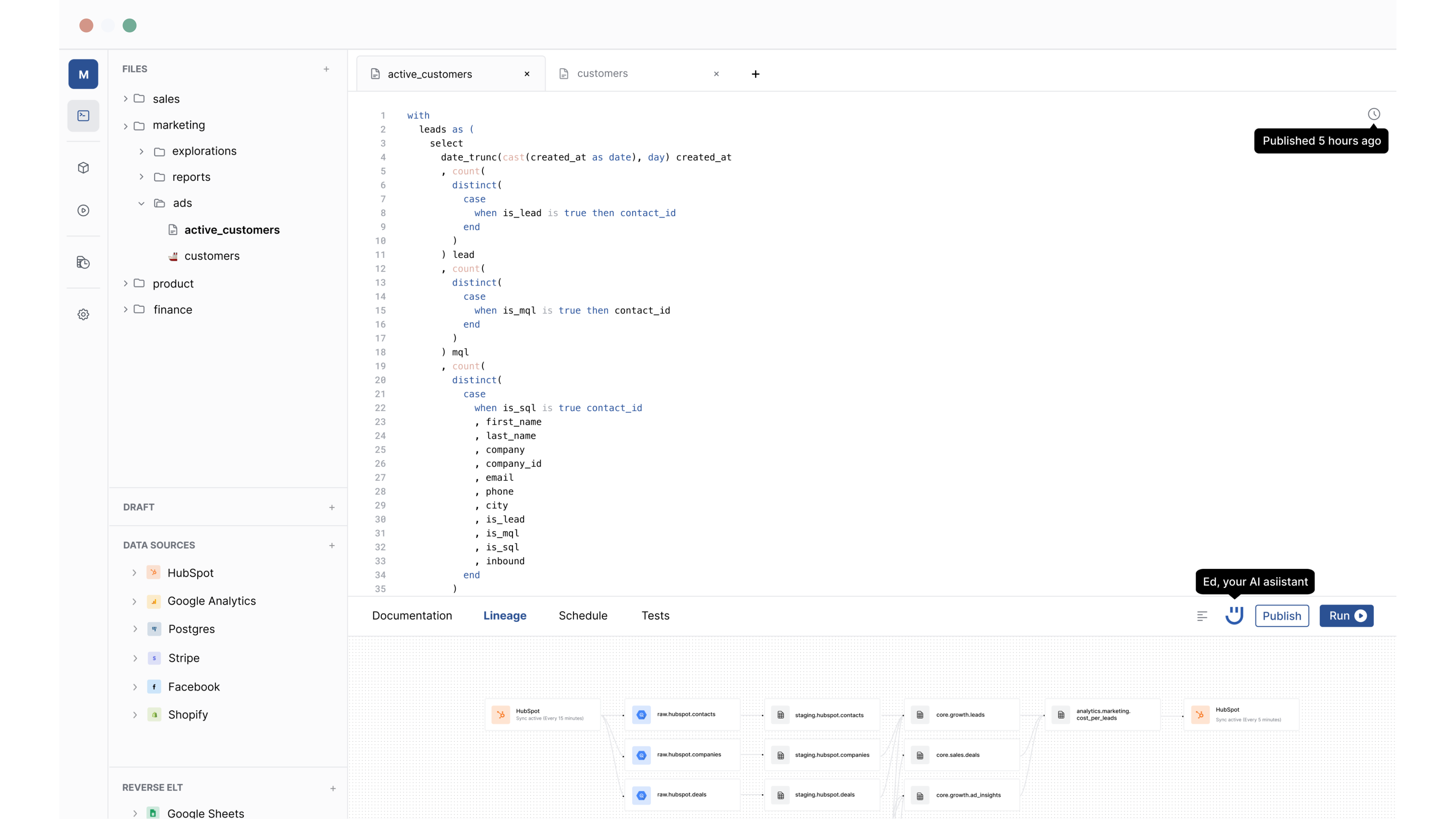 Activate your data with Weld Reverse-ELT